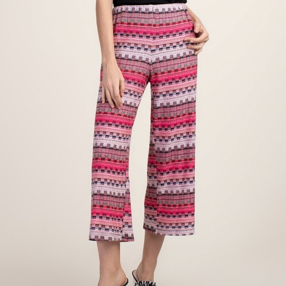 Trina  turk wide leg crop pants bnwt size XS